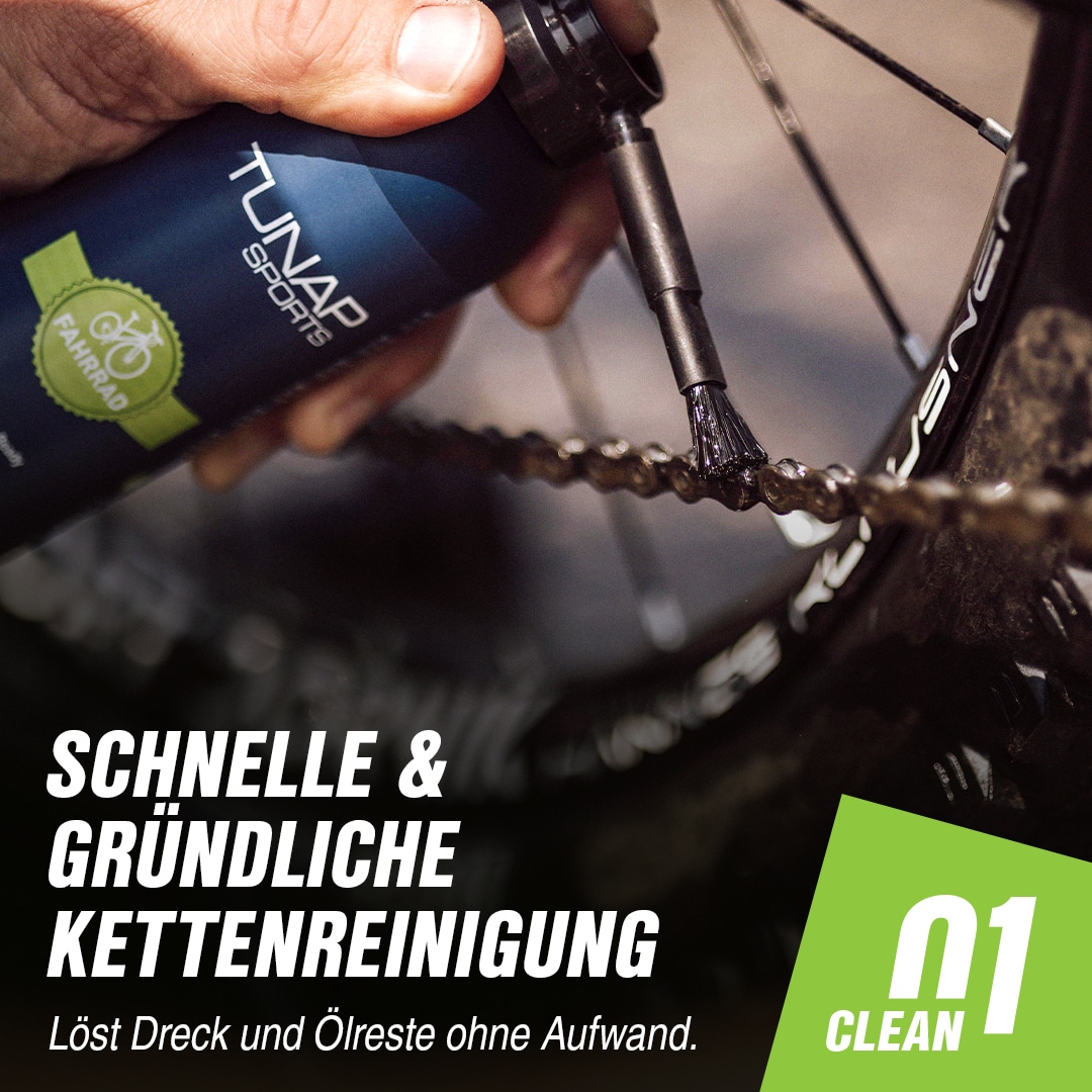 TUNAP SPORTS Antriebsreingier - gründliche Reinigung Fahrradkette