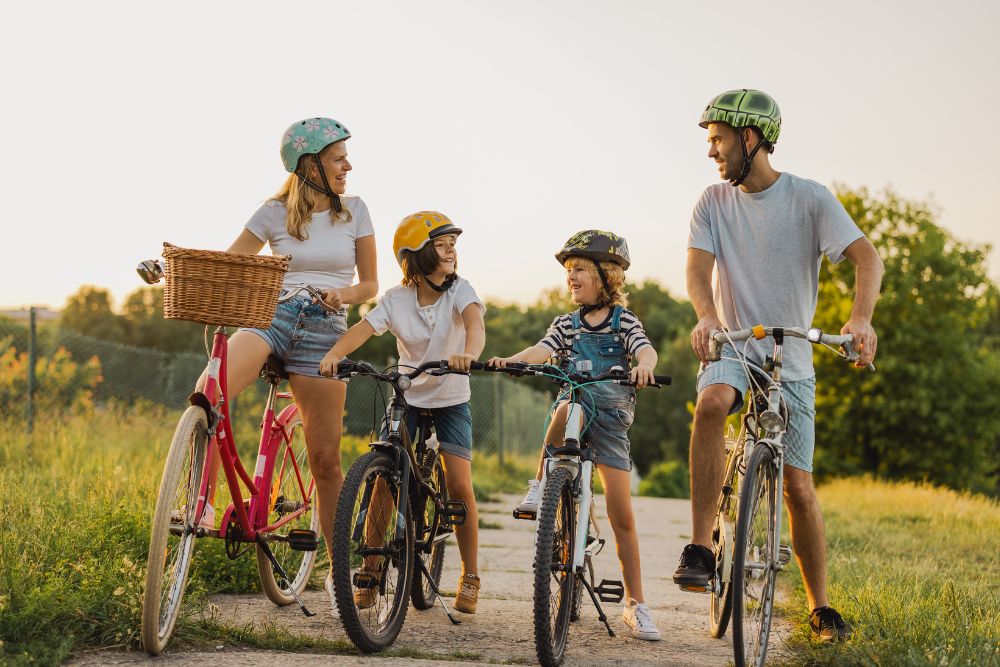 Fahrradpflege für die Familie