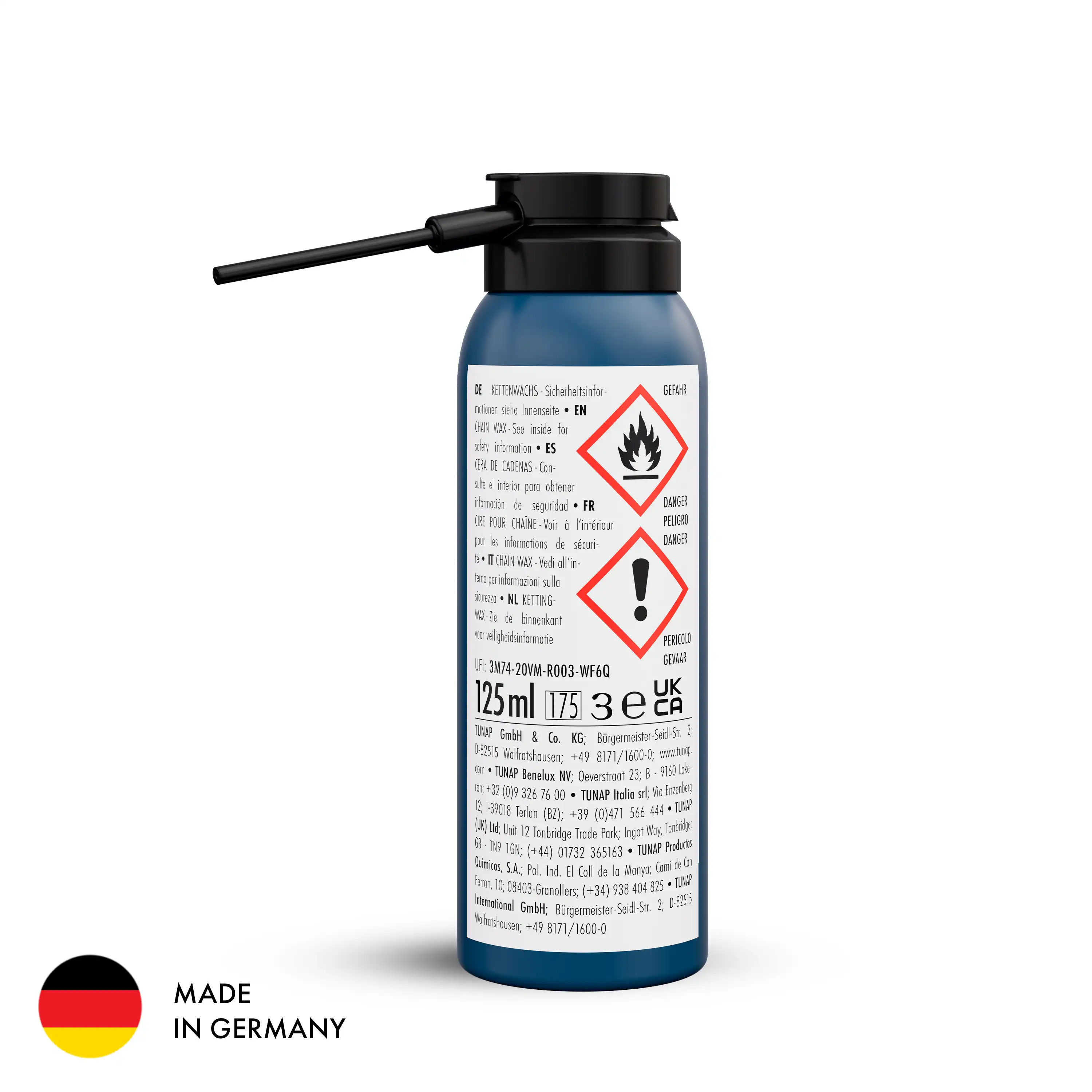 TUNAP SPORTS Kettenwachs Ultimate Dose Rückseite