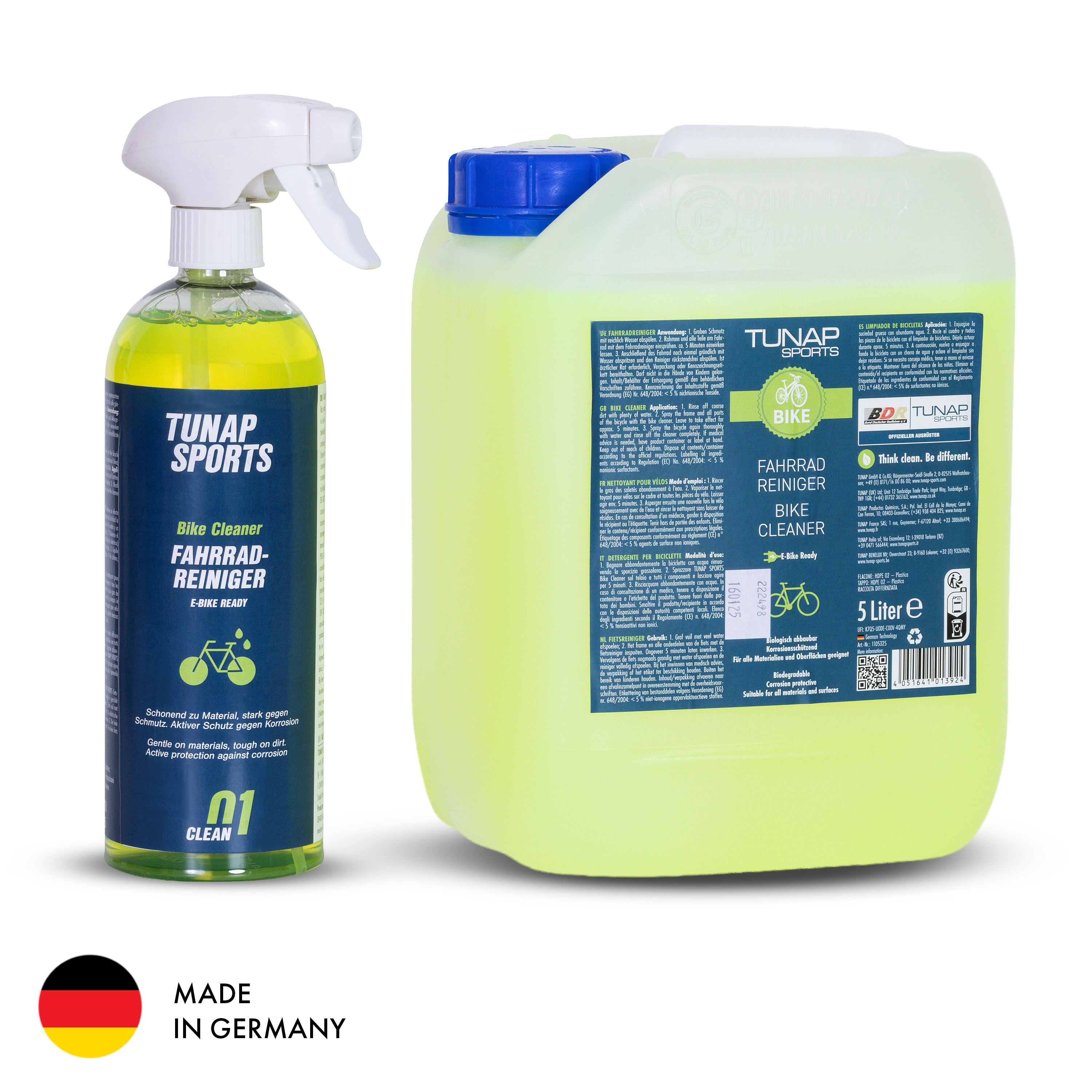 fahrradreiniger nachfüll Set TUNAP SPORTS