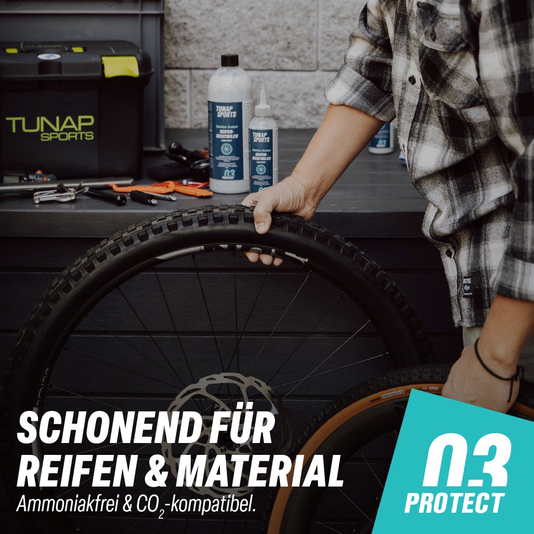 Tubeless Milch - Reifendichtmilch Fahrrad materialschonend