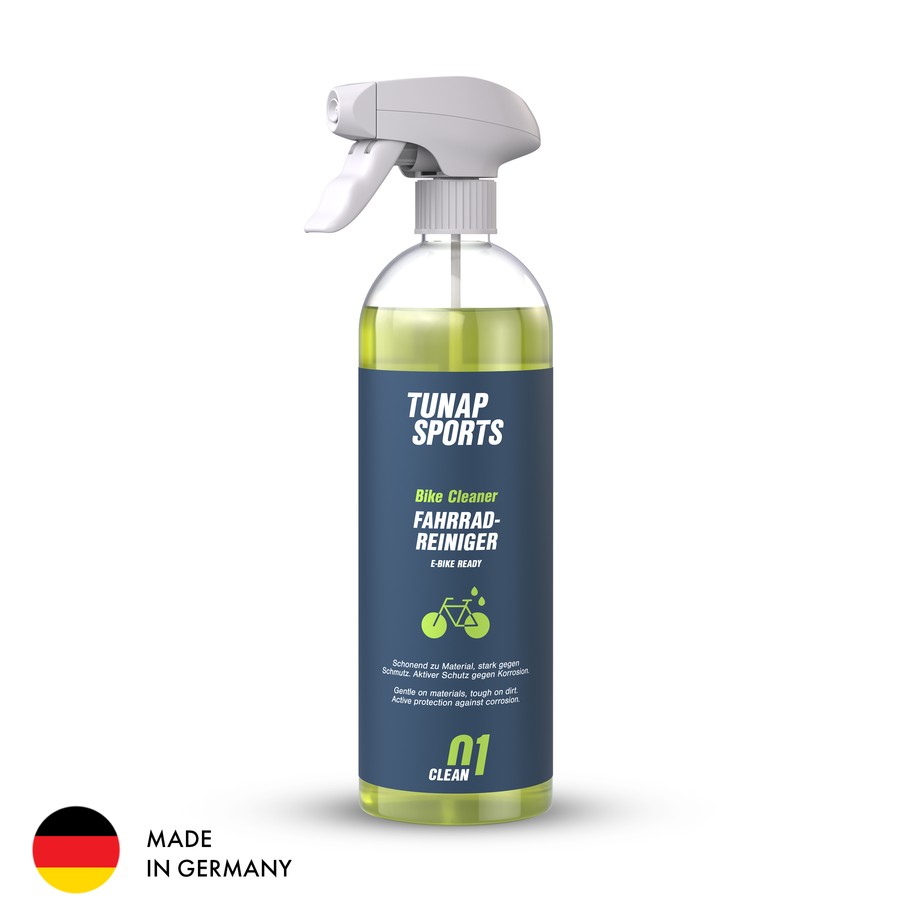 TUNAP SPORTS Fahrradreiniger - Preis Leistungs Sieger 750ml neues Design