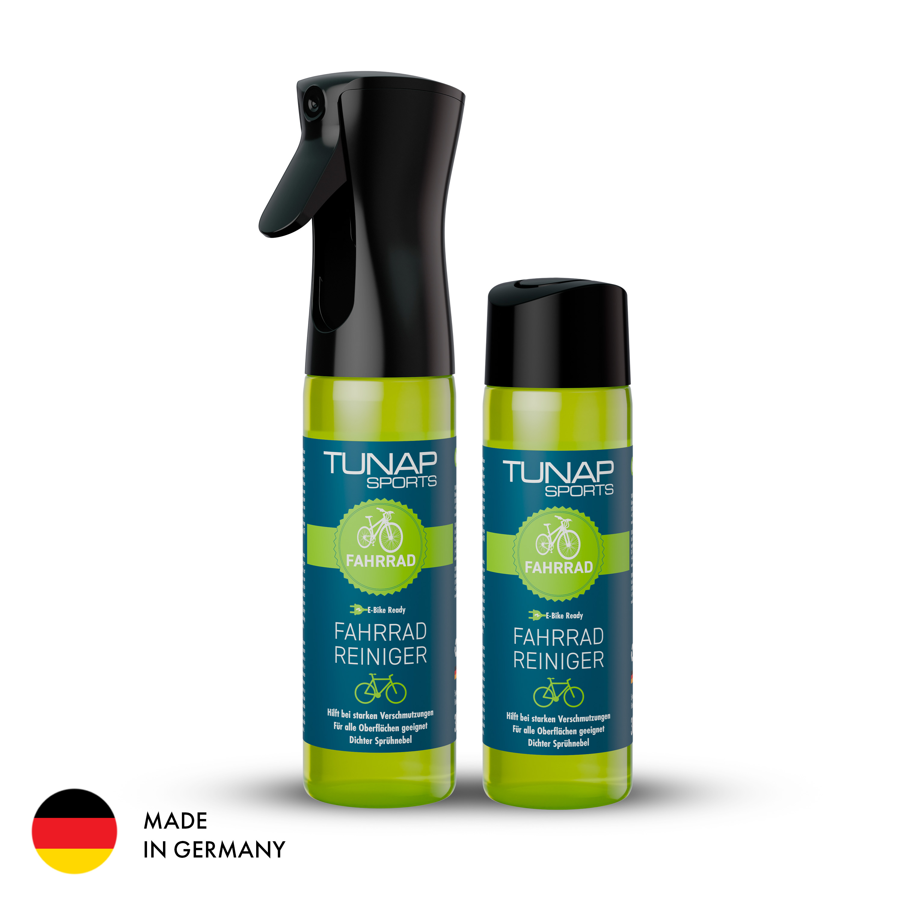 TUNAP SPORTS - Fahrradreiniger nachfüllbar - made in Germany