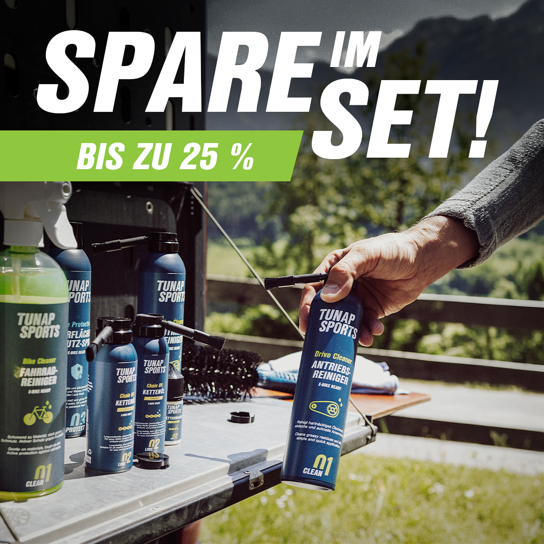 Sets sparen Fahrradpflege TUNAP SPORTS
